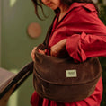 Load image into Gallery viewer, Oioi - Luna Crossbody Bag - Corduroy Chocolate Brown
