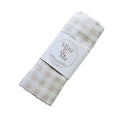 Load image into Gallery viewer, Mini & Me - Bamboo Muslin Wrap - Nude Gingham

