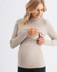 Load image into Gallery viewer, Ripe - Lift Up Nursing Knit Top Stone
