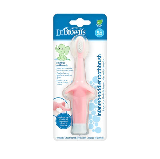 Dr Browns - Infant-To-Toddler Toothbrush - Pink