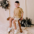 Load image into Gallery viewer, Designer Kidz - Leo L/S Button Shirt - Caramel
