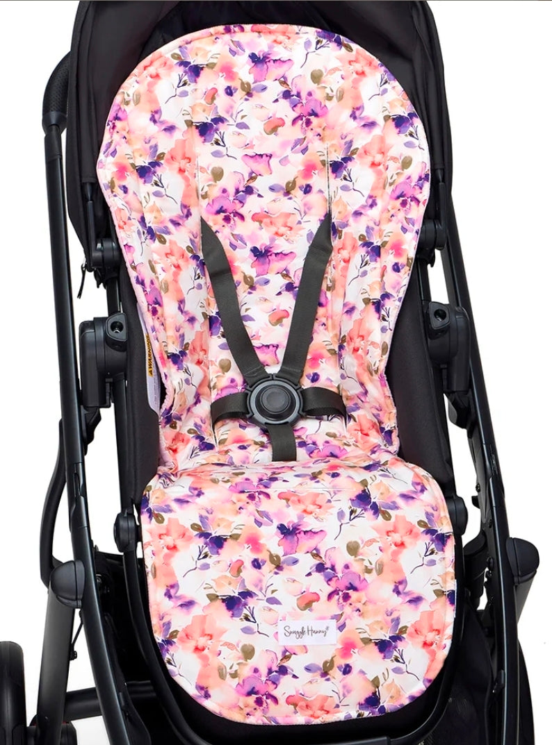 Snuggle Hunny Kids - Organic Universal Reversible Pram Liner - Blushing Beauty