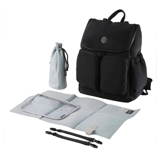 OiOi Signature Nappy Backpack - Neoprene Black