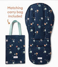 Load image into Gallery viewer, Snuggle Hunny Kids - Organic Universal Reversible Pram Liner - Milkyway
