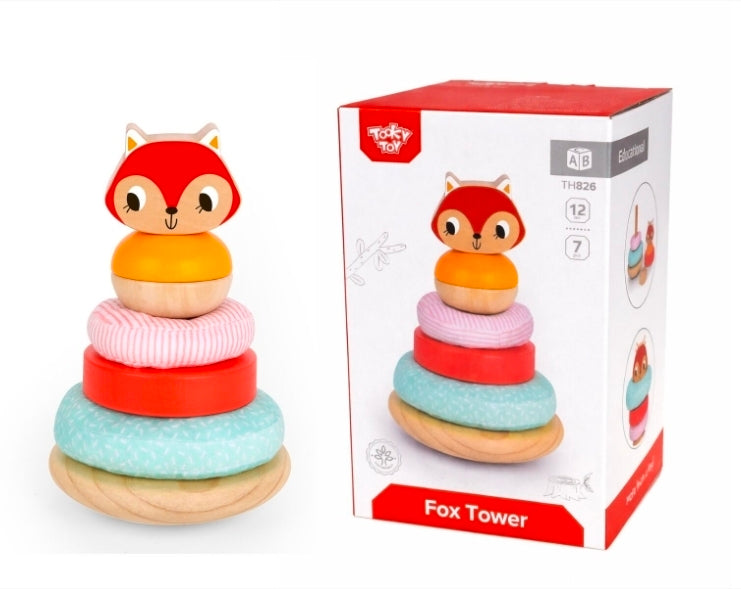 Tooky Toy - Sensory Fox Tower