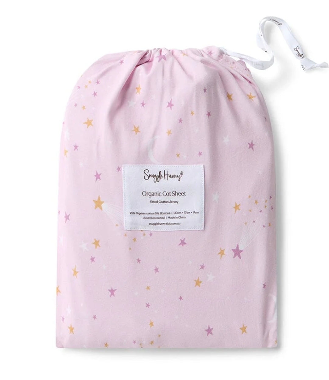 Snuggle Hunny - Organic Cot Sheet - Twinkle