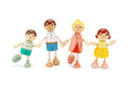 Load image into Gallery viewer, Woet - Wooden Doll Family - 4pcs
