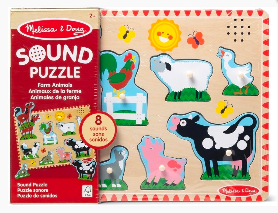 Melissa & Doug - Farm Animals Sound Puzzle