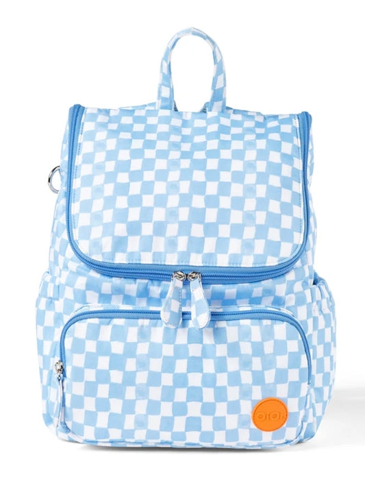 OiOi - Kids Backpack - Blue Check