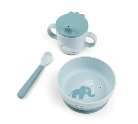 Done By Deer - Foodie First Meal Set - Blue