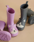 Load image into Gallery viewer, Purebaby - Doggy Gumboots - Charcoal
