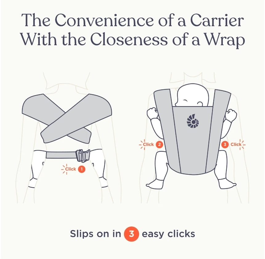 Ergobaby - Embrace Carrier - Soft Grey