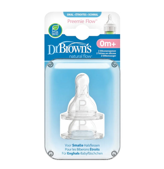 Dr Browns WN Teat Options + Preemie 2pk