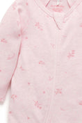 Load image into Gallery viewer, Purebaby - Zip Growsuit - Pale Pink Blossom
