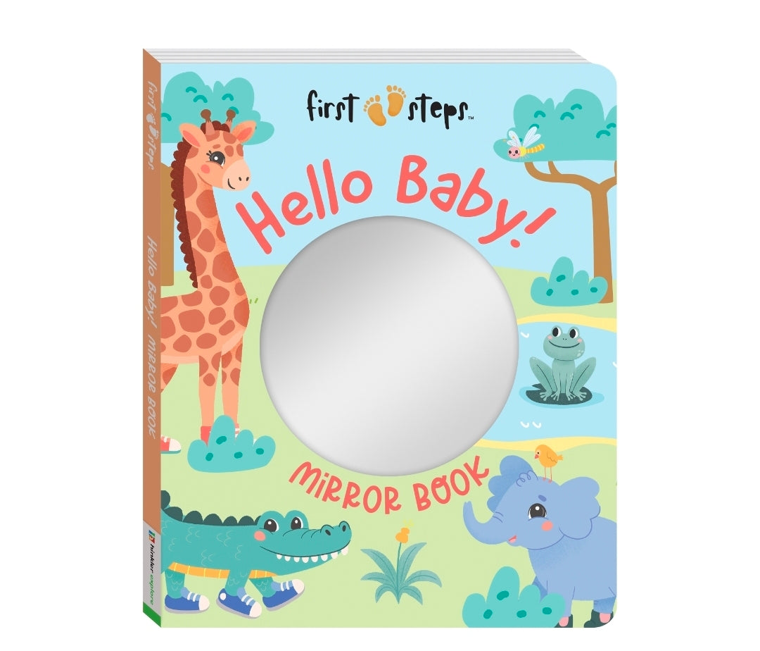 Hinkler - First Steps Hello Baby Mirror Book - Book
