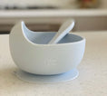 Load image into Gallery viewer, Mini & Me - Bowl & Spoon - Ice Blue
