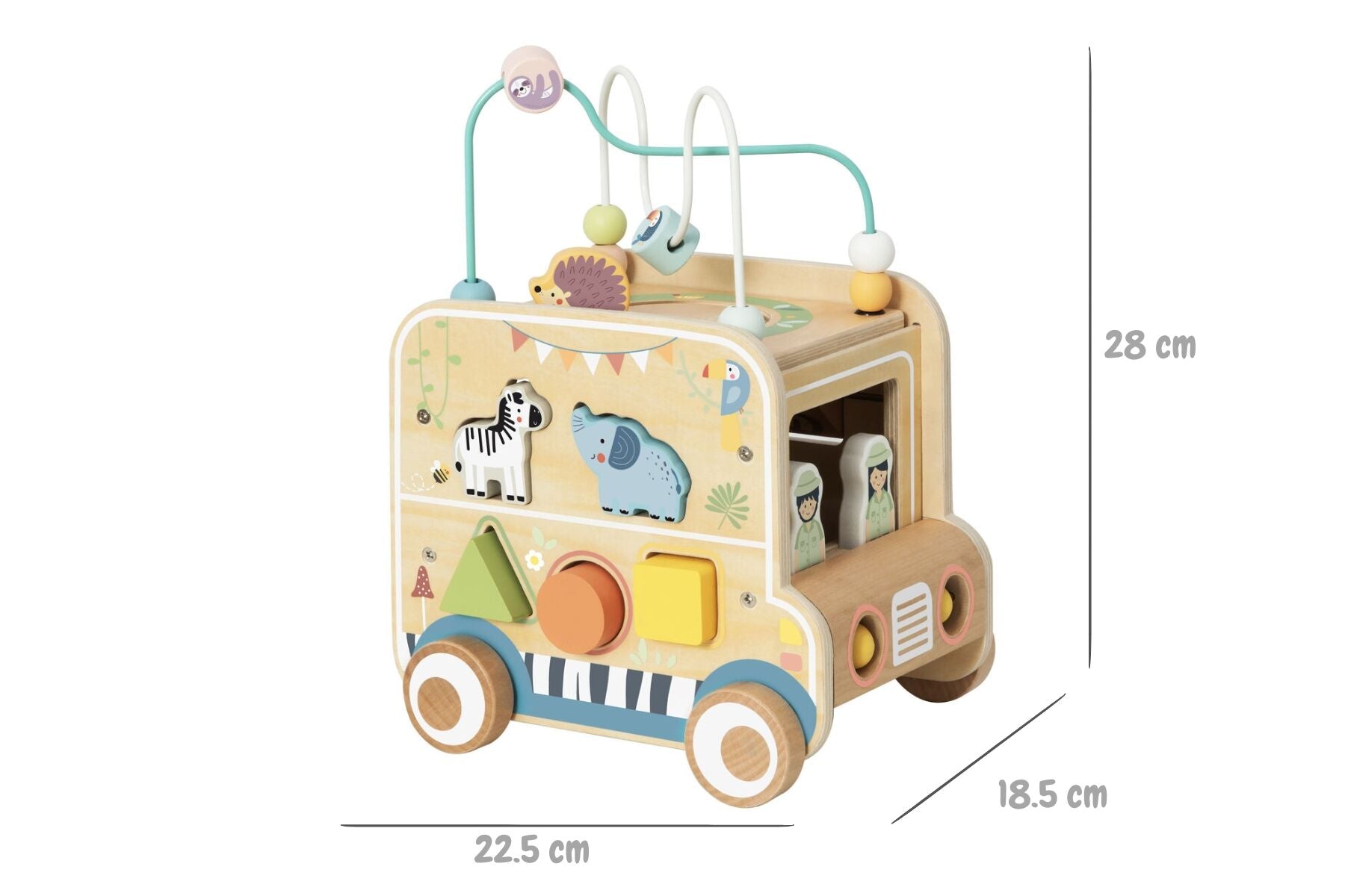 Tooky Toy - Versatile Safari Hunting Vehicle Wooden