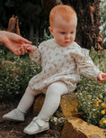 Load image into Gallery viewer, Purebaby - Cable Tights - Cloud
