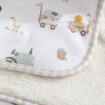 Load image into Gallery viewer, Living Textiles - Jersey Sherpa Blanket - Tractor Ride
