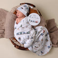 Load image into Gallery viewer, Snuggle Hunny Kids - Organic Jersey Wrap Set - Trains
