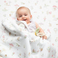 Load image into Gallery viewer, Living Textiles - Sherpa Pram Blanket - Whimsical Wonderland
