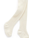 Load image into Gallery viewer, Purebaby - Cable Tights - Cloud

