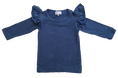 Load image into Gallery viewer, Long Sleeve Flutter - Navy
