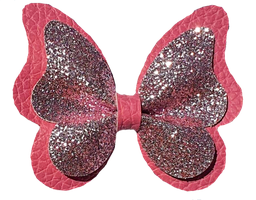 Butterfly bow - Dark pink