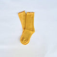 Load image into Gallery viewer, Ruffle Sock - Mustard

