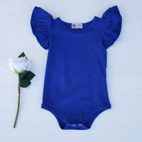 Short Sleeve flutter -  Royal Blue
