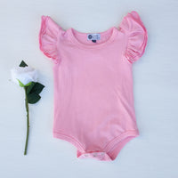 Short Sleeve flutter - Light Pink
