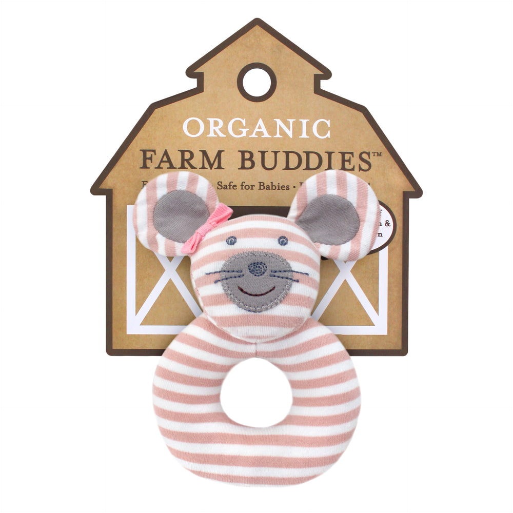 Organic farm buddies - Rattle - Ballerina Mouse