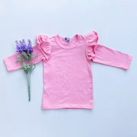 Long sleeve flutter - Light Pink
