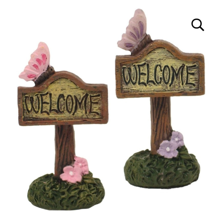 Fairy - Welcome sign