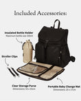 Load image into Gallery viewer, OiOi Faux Leather Nappy Backpack - Olive
