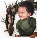 Load image into Gallery viewer, Snuggle hunny waterproof bib - Olive
