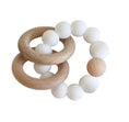 Load image into Gallery viewer, Beechwood Teether Ring Set - Milk
