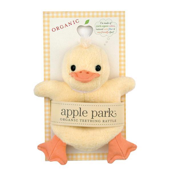 Apple Park Organic - Rattle - Ducky