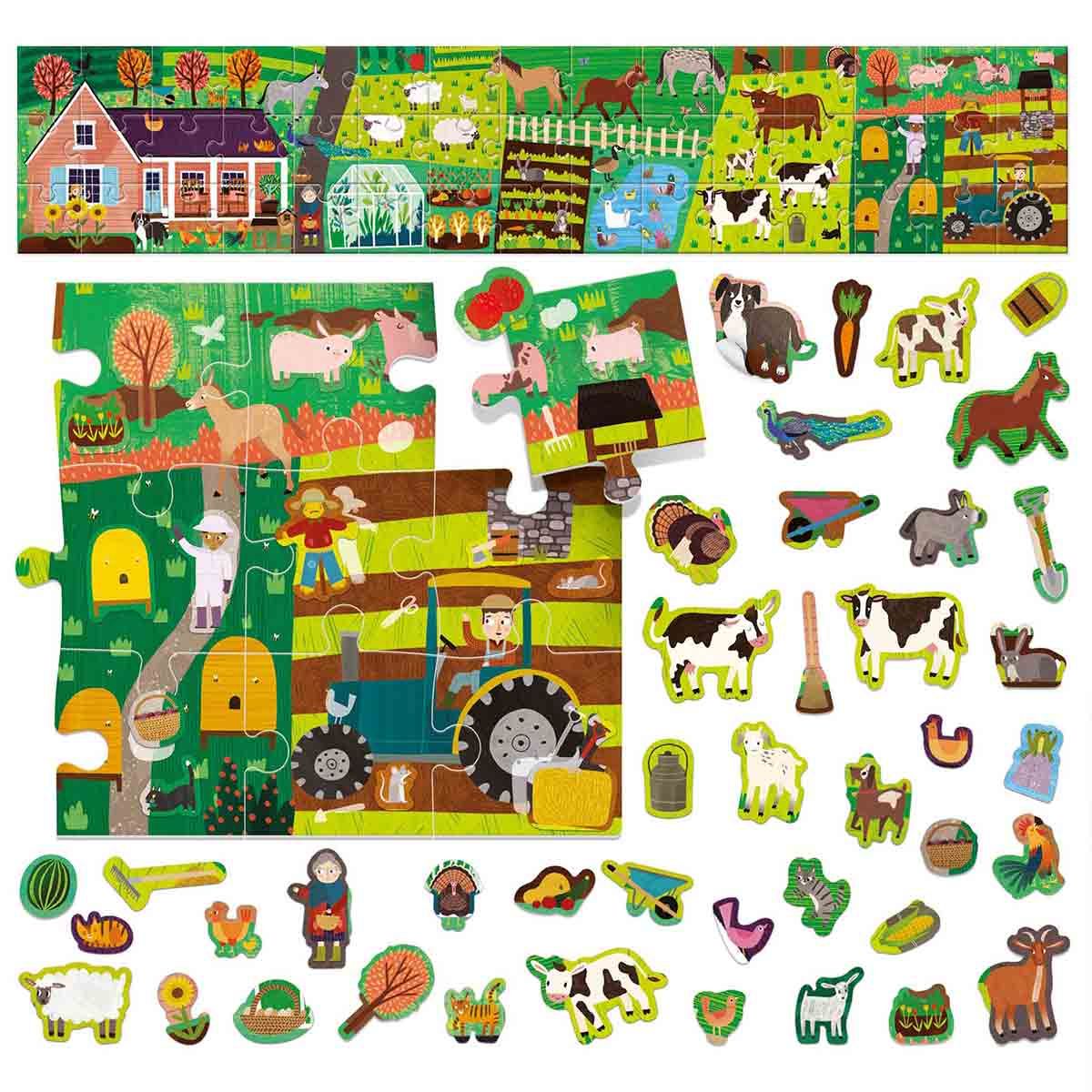 Puzzle Farm & Stickers