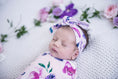 Load image into Gallery viewer, Snuggle Hunny Swaddle Set - Floral Kiss
