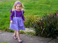 Load image into Gallery viewer, Suspender Skirt - Purple
