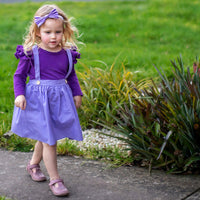Suspender Skirt - Purple